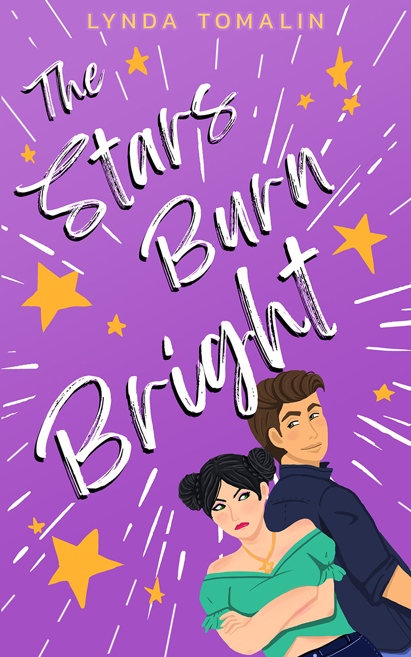 The Stars Burn Bright by Lynda Tomalin book cover