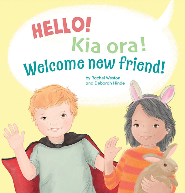 Hello_KiaOra book cover by Rachel Weston